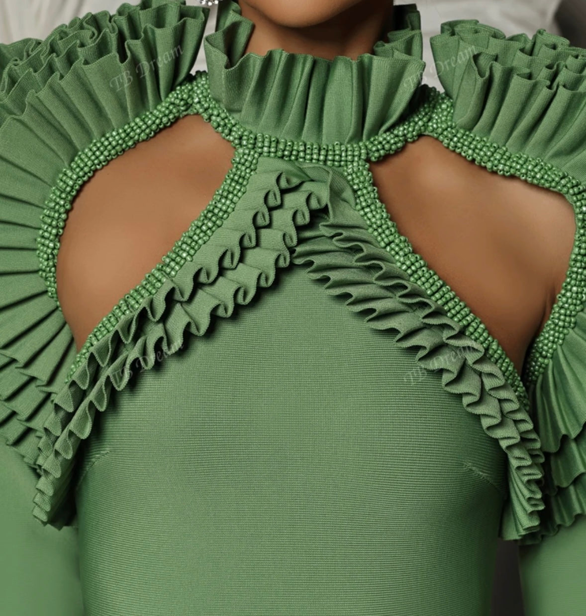 Green Statement Dress