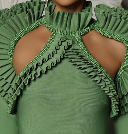 Green Statement Dress