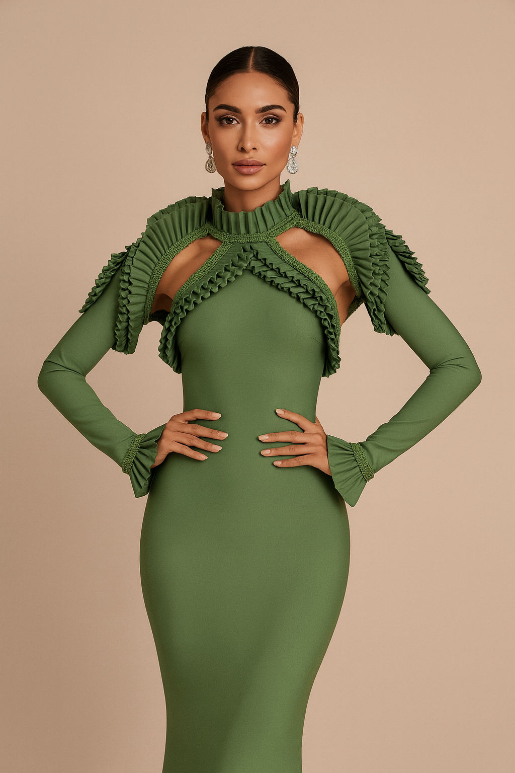 Green Statement Dress